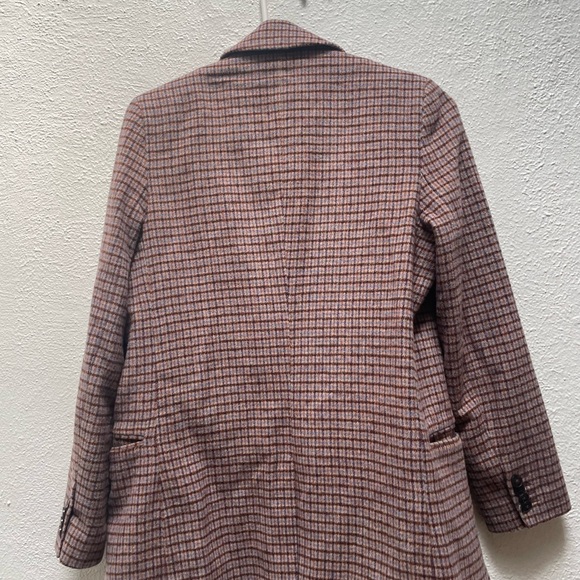 Frank And Oak Houndstooth Double-Breasted Blazer - Picture 3 of 4